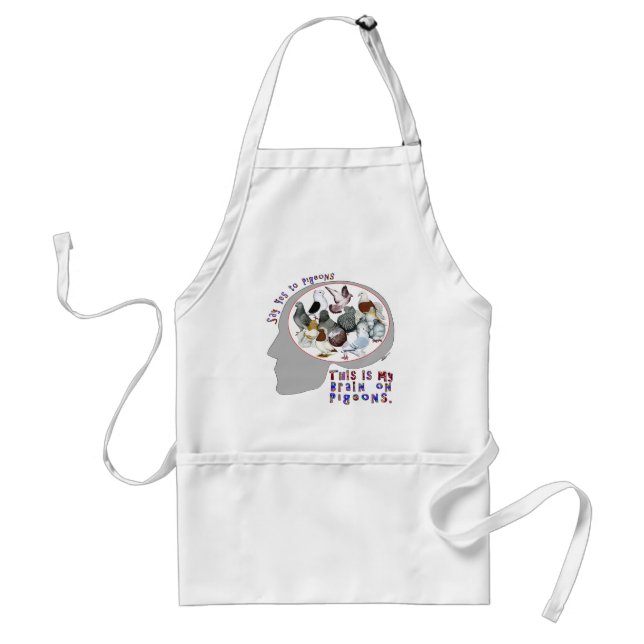 Brain On Pigeons Standard Apron (Front)