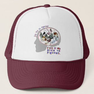 Brain On Pigeons Trucker Hat