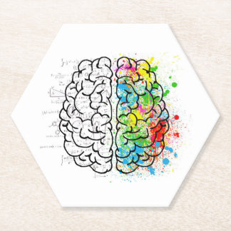 Brain Paper Coaster