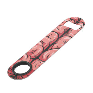 Brain Pattern Stainless Steel Bottle Opener