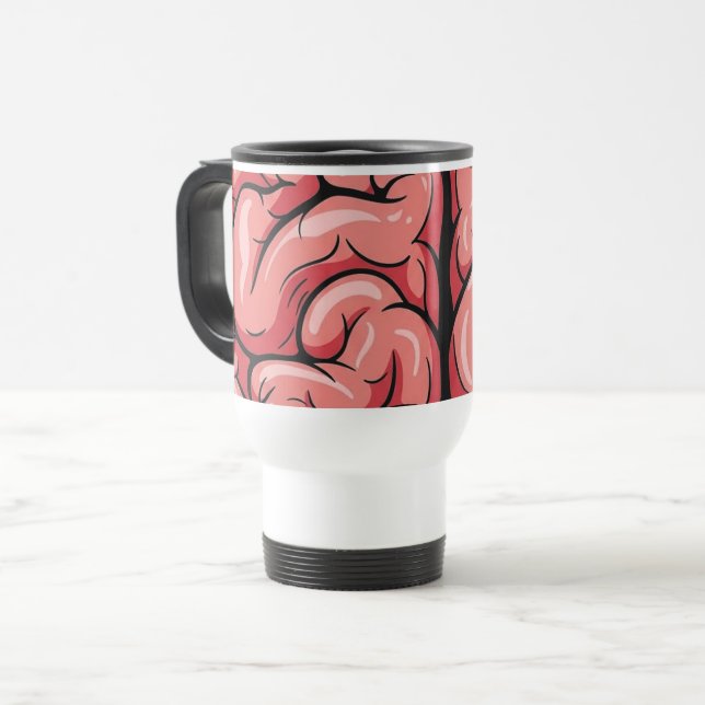 Brain Pattern Travel/Commuter Mug (Front Left)