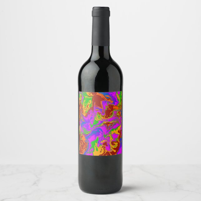 Brain Porridge in Abstract Wine Label (Front)