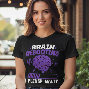 Brain Rebooting Funny Epilepsy Awareness Tri-Blend Shirt
