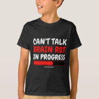Brain Rot Shirt For Kids Brainrot Word Of The Year