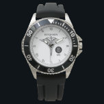 Brain Science/Neurologist Personalised Name Watch<br><div class="desc">Elegant and professional personalised watch tailored a Neurologist,  psychiatrist or brain health professionals.</div>