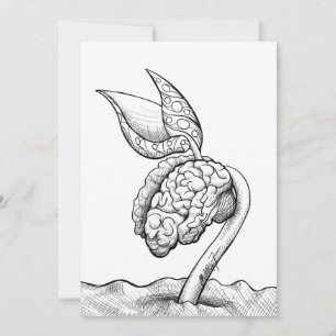 'Brain Stem' - 5x7 card print