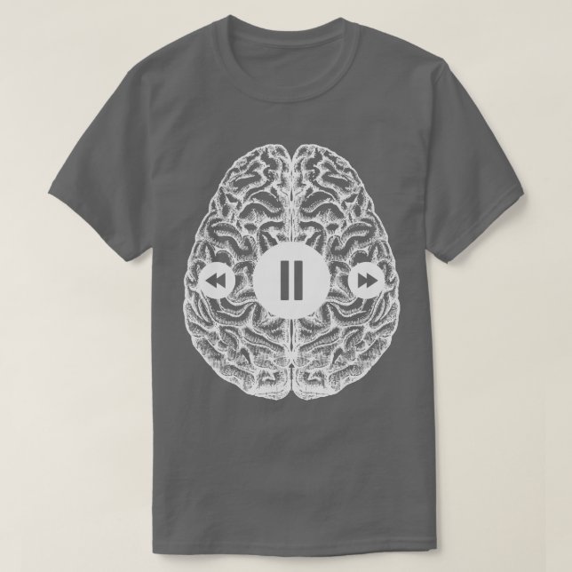 Brain Stop Psychology ADHDby Tobe Fonseca T-Shirt (Design Front)