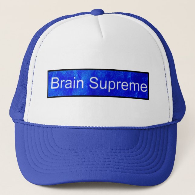 BRAIN SUPREME TRUCKER HAT (Front)