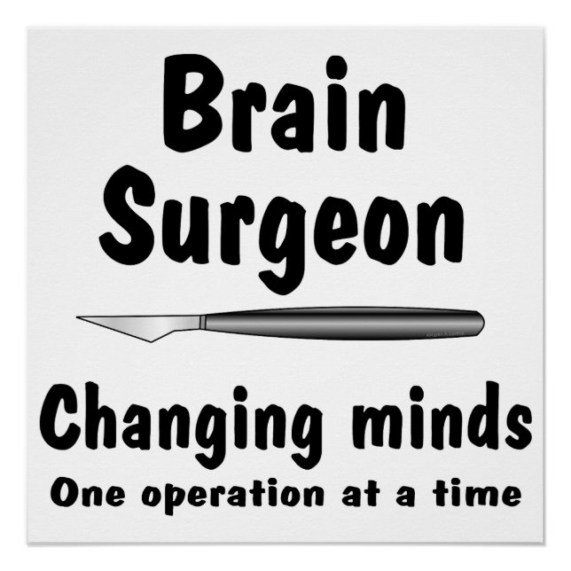 Brain Surgeon  Poster (Front)