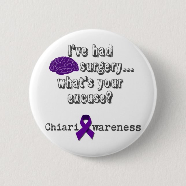 Brain Surgery 6 Cm Round Badge (Front)