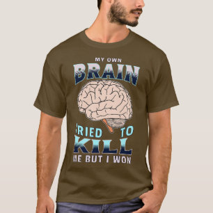 Brain Surgery Funny Get Well Recovery Present brai T-Shirt