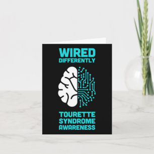 Brain Tourette Syndrome Awareness Card