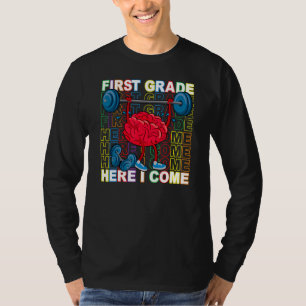 Brain Training First Grade Here I Come Back To Sch T-Shirt
