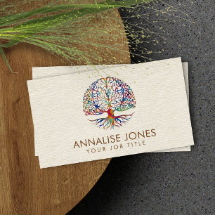 Brain Tree of life - Realm of colours Business Card