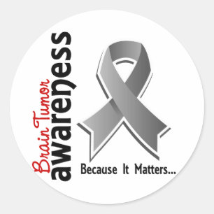 Brain Tumour Awareness 5 Classic Round Sticker