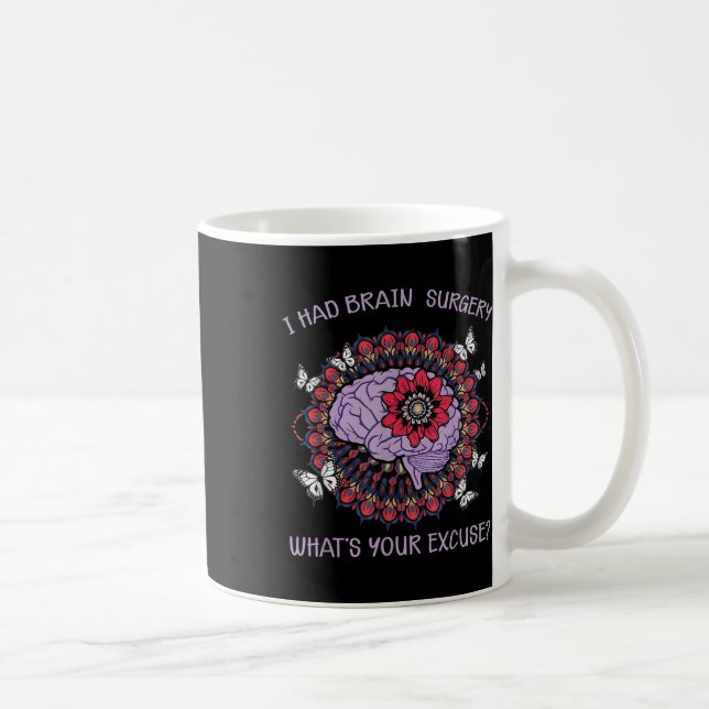 Brain Tumour Awareness I Had Brain Surgery Whats Y Coffee Mug (Right)