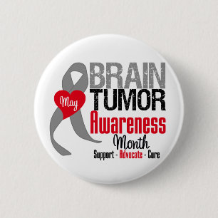 Brain Tumour Awareness Month 6 Cm Round Badge