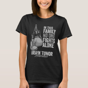 Brain Tumour Awareness Month Boxing Gloves Grey Ca T-Shirt