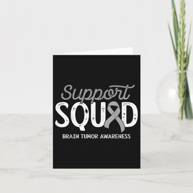 Brain Tumour Awareness Support Squad Warrior Survi Card (Front)