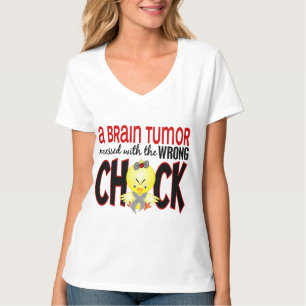 Brain Tumour Messed With The Wrong Chick T-Shirt