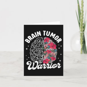 Brain Tumour Warrior Brain Tumour Awareness Brain Card