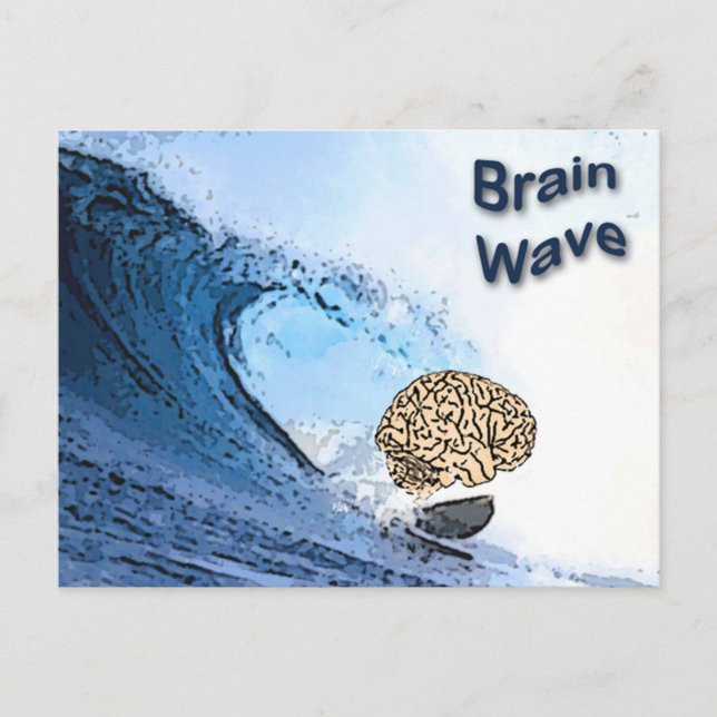 Brain Wave Postcard (Front)