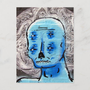 brain waves postcard