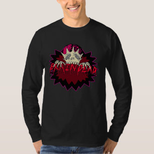 Braindead  Tired Zombie Halloween Pastel Goth Horr T-Shirt