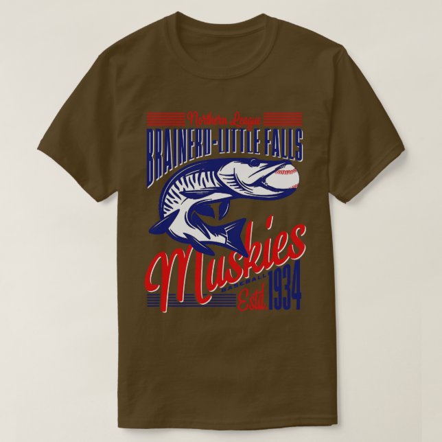 Brainerd Little Falls Muskies T-Shirt (Design Front)
