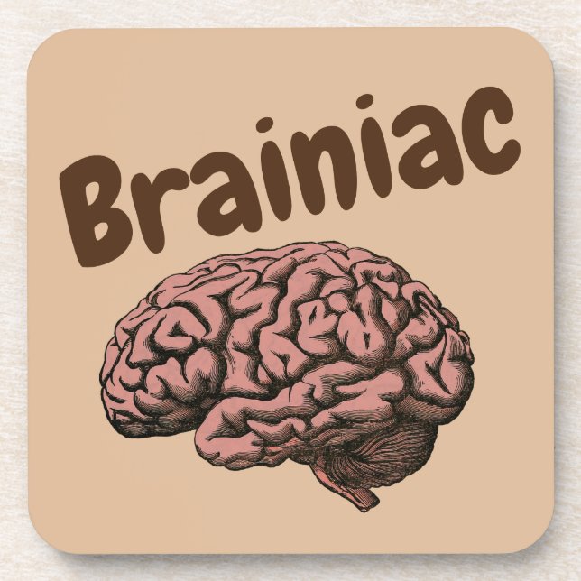 Brainiac Beverage Coaster (Front)