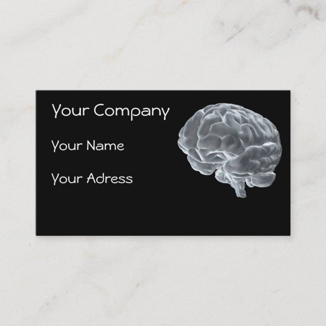 brainiac company business card (Front)