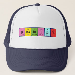 Brainiest periodic table name hat