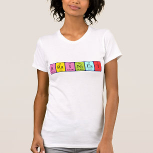 Brainiest periodic table name shirt