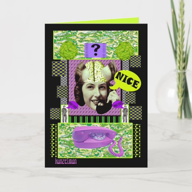 BRAINLADY GREETING CARD (Front)