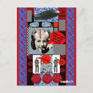 BRAINLADY Postcard