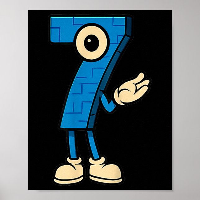 Brainrot 67 Six Seven 6 7 Meme Custome  Poster (Front)