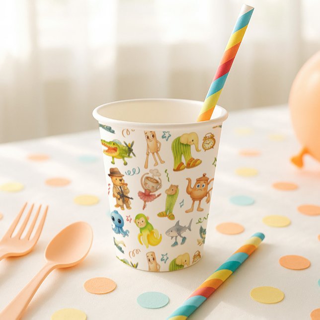 Brainrot Meme Birthday Party Paper Cups (Creator Uploaded)