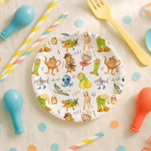 Brainrot Meme Birthday Party Paper Plate