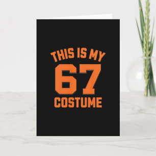 Brainrot Meme Boys Kids 67 This Is My Halloween 67 Card