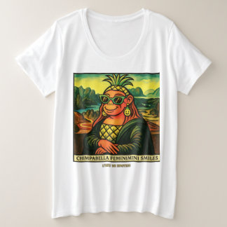Brainrot POP Chimpabella Feminimini Smiles Plus Size T-Shirt