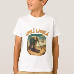 BrainRots Lirili Larila   Elephant with Cactus Bod T-Shirt