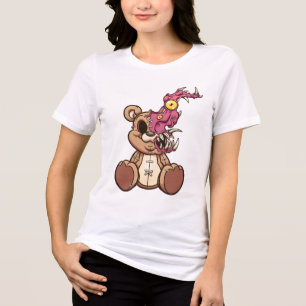 Brains Bear Tri-Blend Shirt