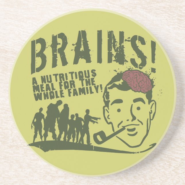 Brains! Coaster (Front)