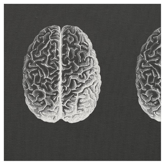 Brains! Fabric (Close Up)
