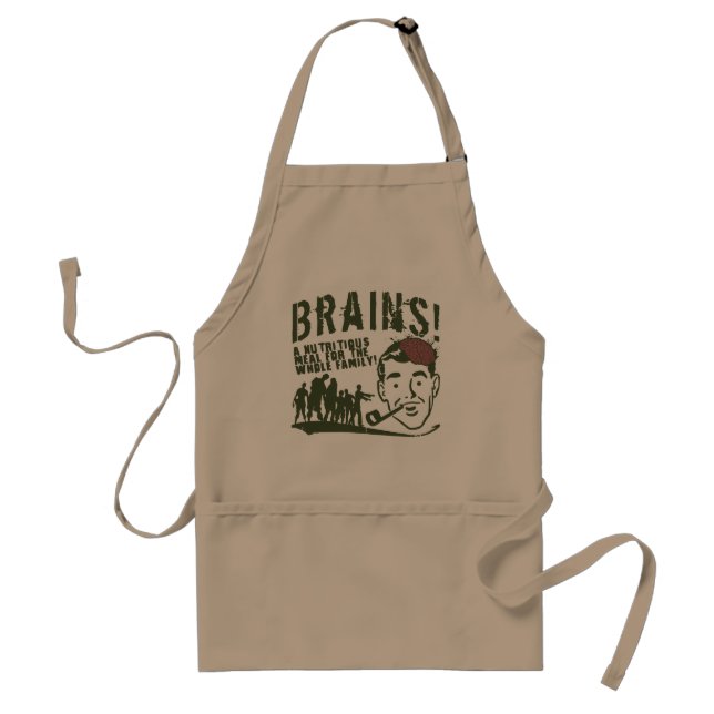 Brains! Standard Apron (Front)