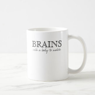BRAINS, with a body to match Coffee Mug