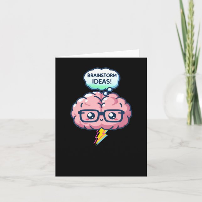 Brainstorm Ideas! Advice For All Sticker  Card (Front)