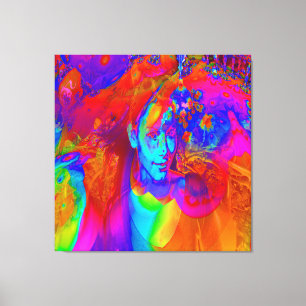Brainstorm in colour canvas print