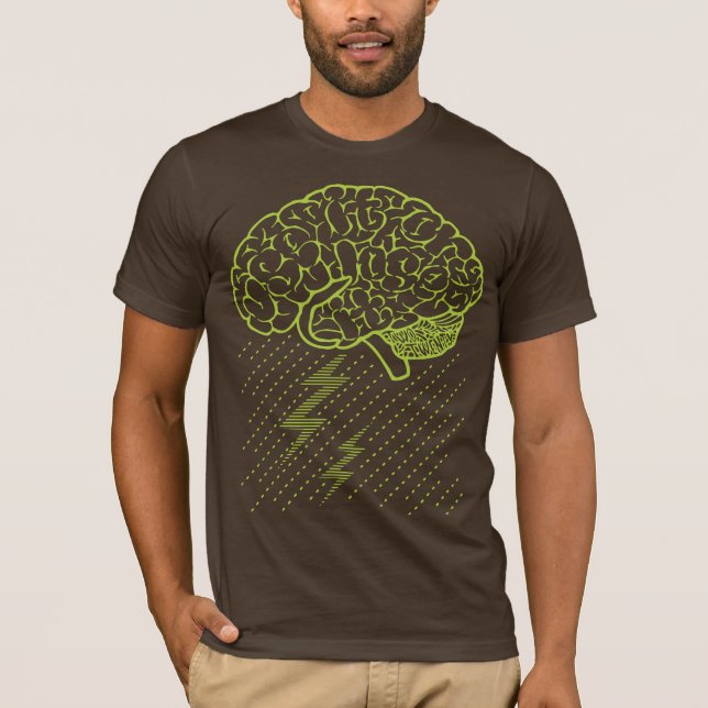 Brainstorm (Lime) T-Shirt (Front)