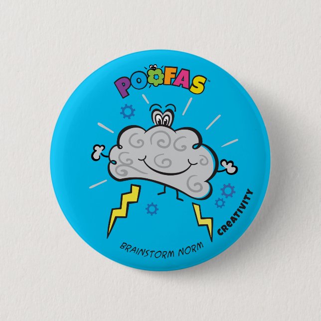 Brainstorm Norm Button (Front)